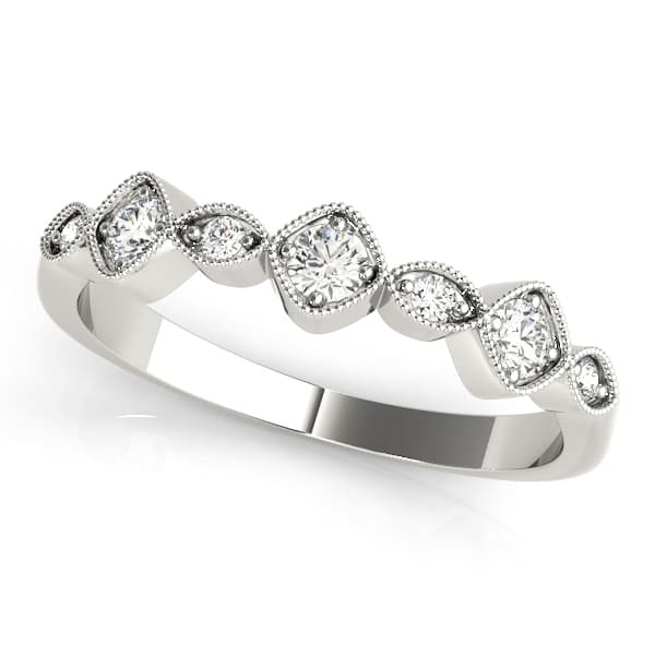 Vintage Milgrain Stackable Band (0.22 ct. tw.) — View 1
