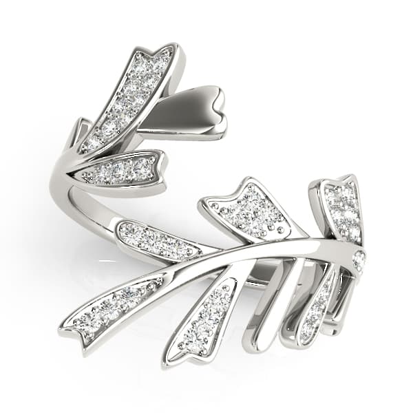 Nature Inspired Bypass Fashion Ring (0.2 ct. tw.) — View 1