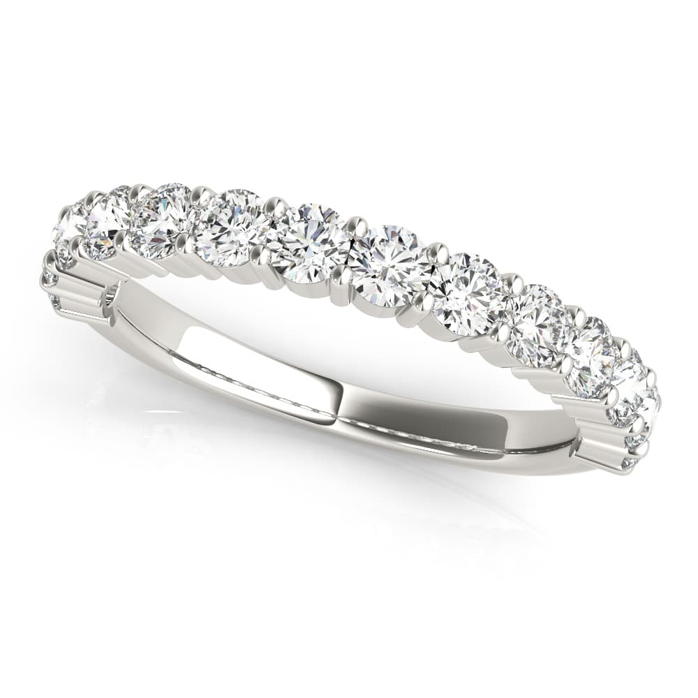 Single Row Prong Set Wedding Ring — 1/10 CT (0.1 ct. tw.) — View 1
