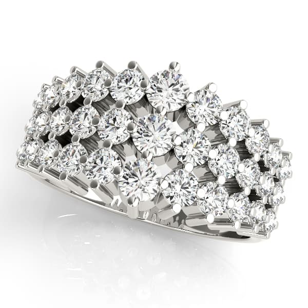 Multirow Prong Set Fashion Ring — 2 CT (1.83 ct. tw.) — View 1