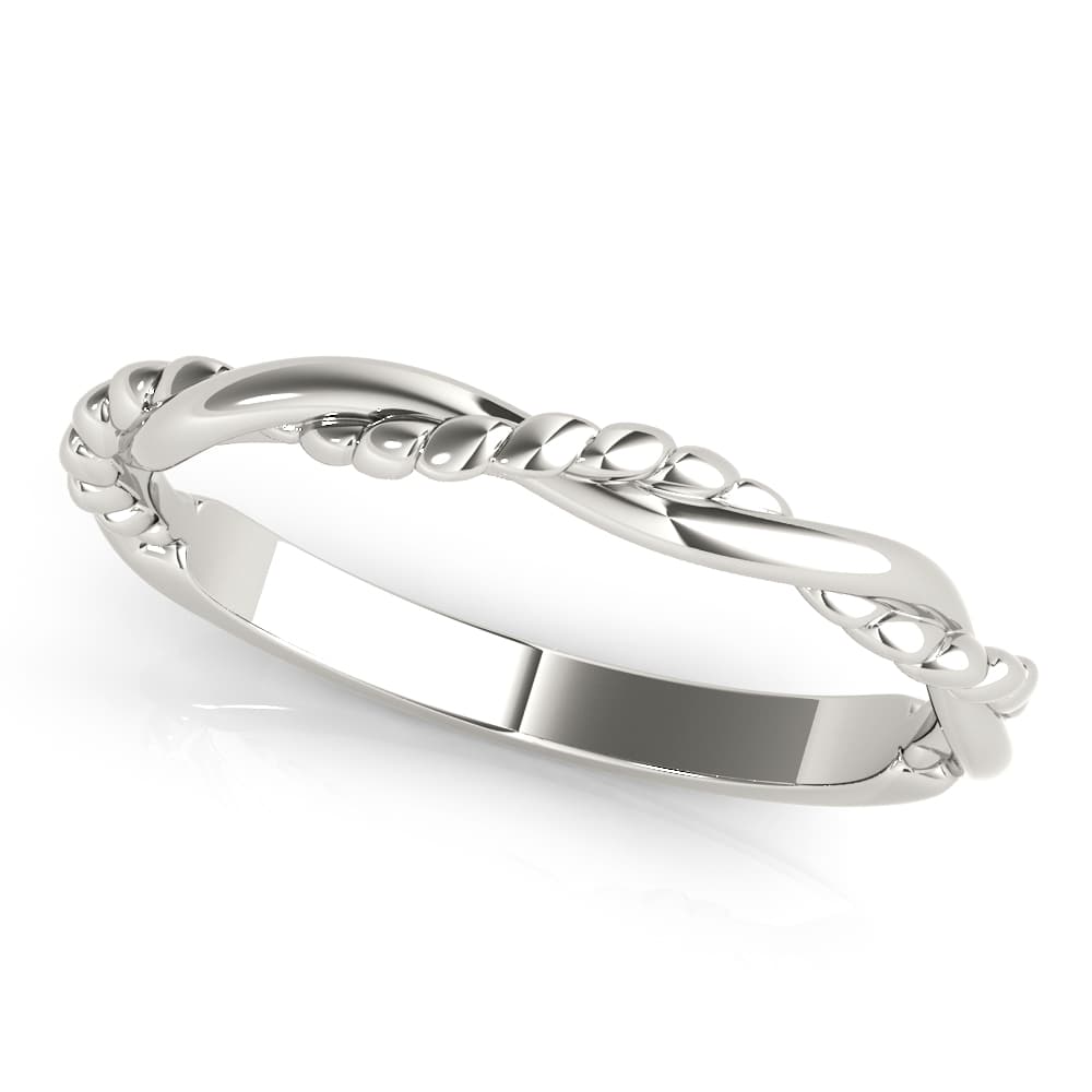 Twisted Filigree Gold Band — View 1