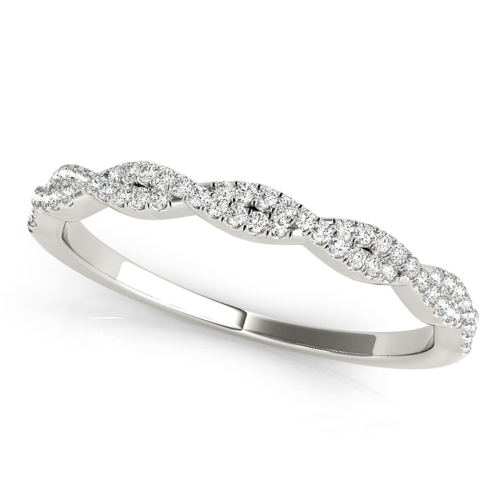 Twisted Stackable Wedding Band (0.18 ct. tw.) — View 1