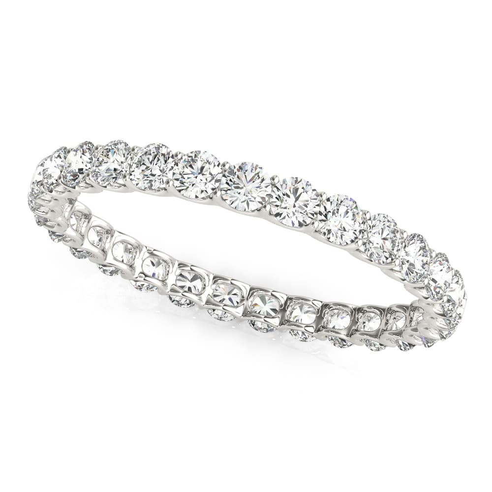 U-Prong Eternity Wedding Band — .20 PT (3.2 ct. tw.) — View 1