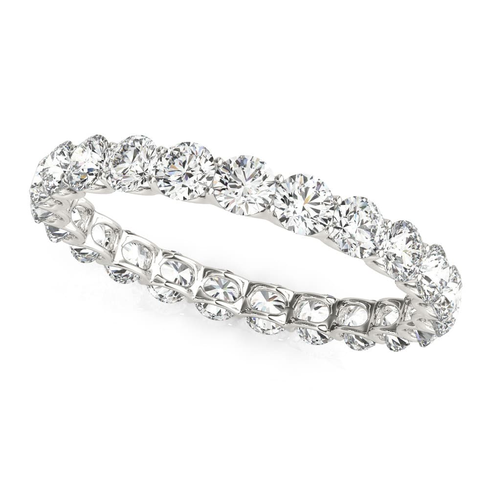 U-Prong Eternity Wedding Band — .07 PT (1.47 ct. tw.) — View 1