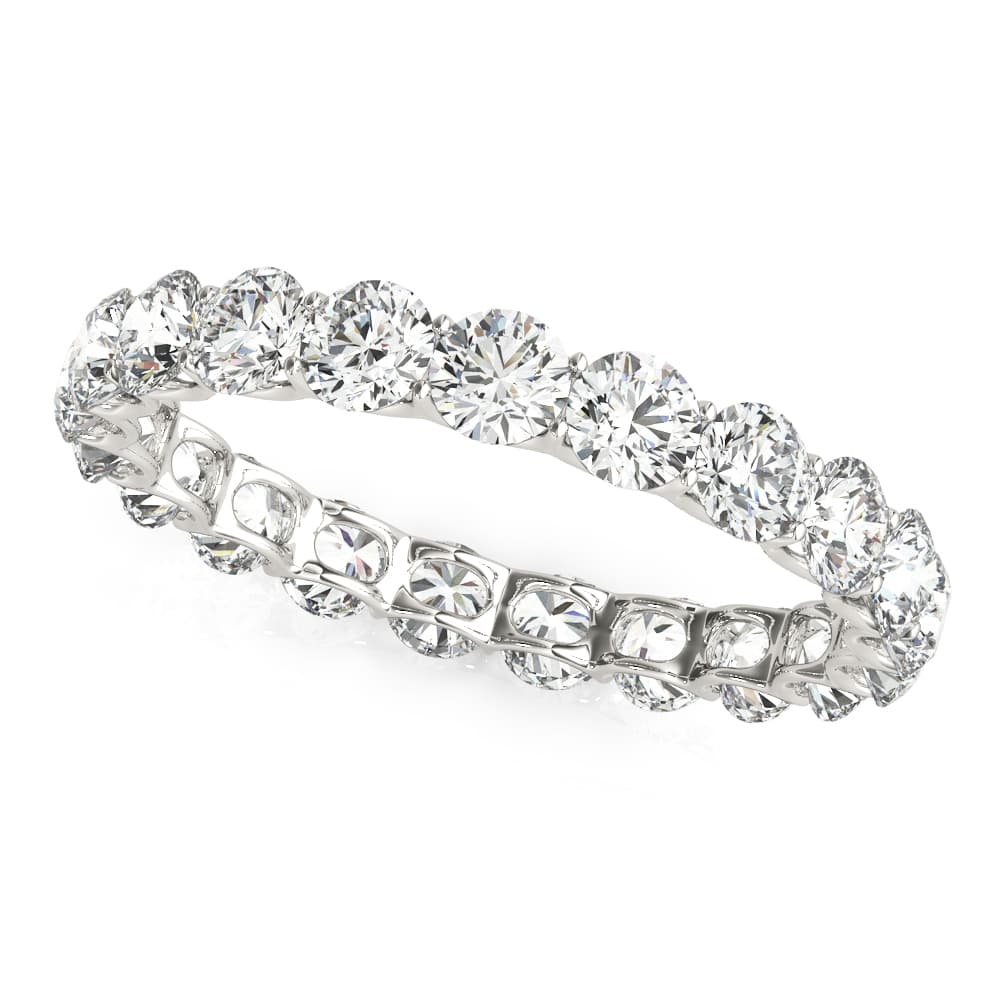 U-Prong Eternity Wedding Band — .10 PT (1.9 ct. tw.) — View 1