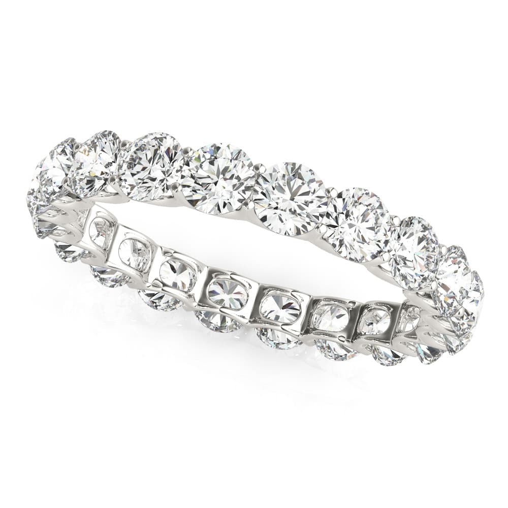 U-Prong Eternity Wedding Band — .15 PT (2.7 ct. tw.) — View 1