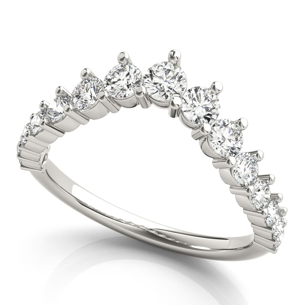 Graduating Diamond Chevron Band (3/4 ct. tw.) — View 1