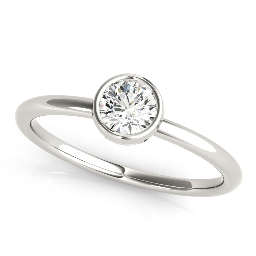 Solitaire Bezel Set Fashion Band (1/2 ct. tw.) — View 1