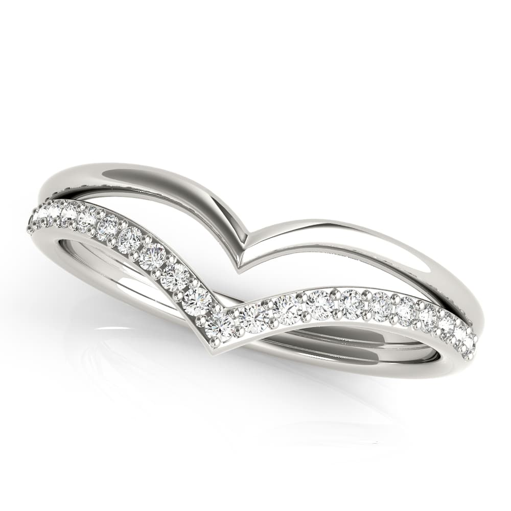 Double Chevron Band (0.16 ct. tw.) — View 1