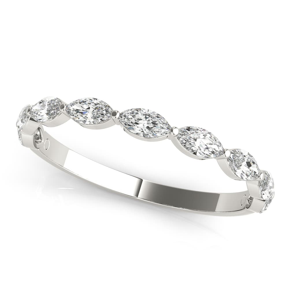 Shared Prong Marquise Wedding Band (5/8 ct. tw.) — View 1
