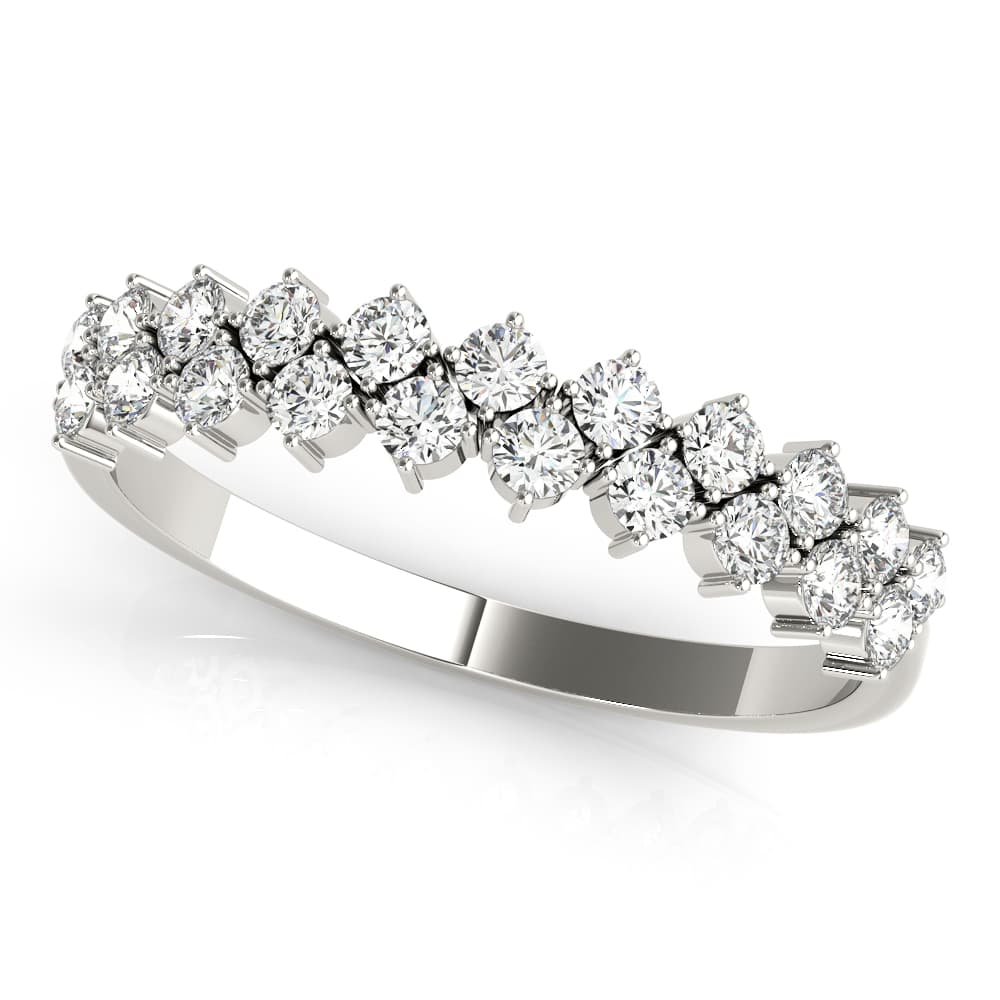 2-Row Prong Set Band (0.53 ct. tw.) — View 1