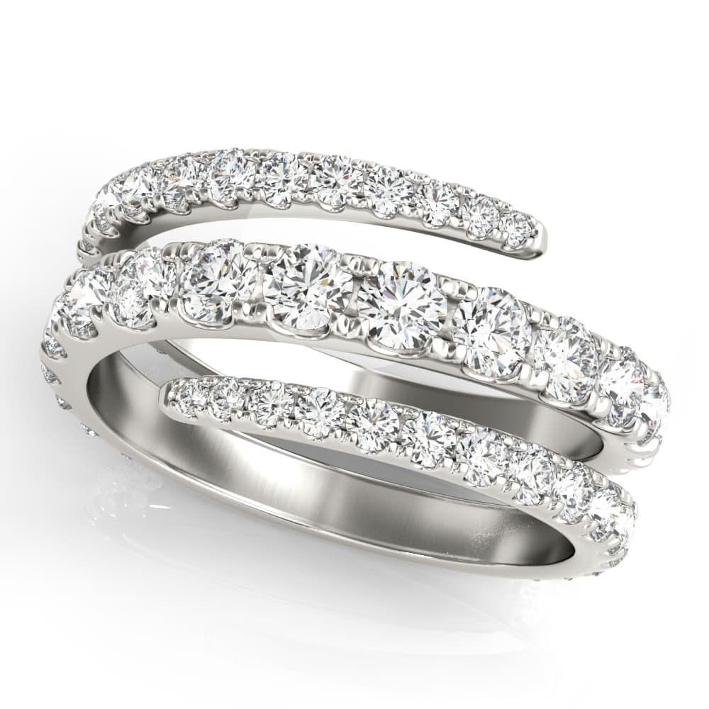 Multirow Split Shank Swirl Fashion Rings (1.55 ct. tw.) — View 1