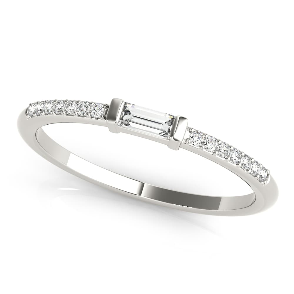 Accented East-West Baguette Ring (0.19 ct. tw.) — View 1