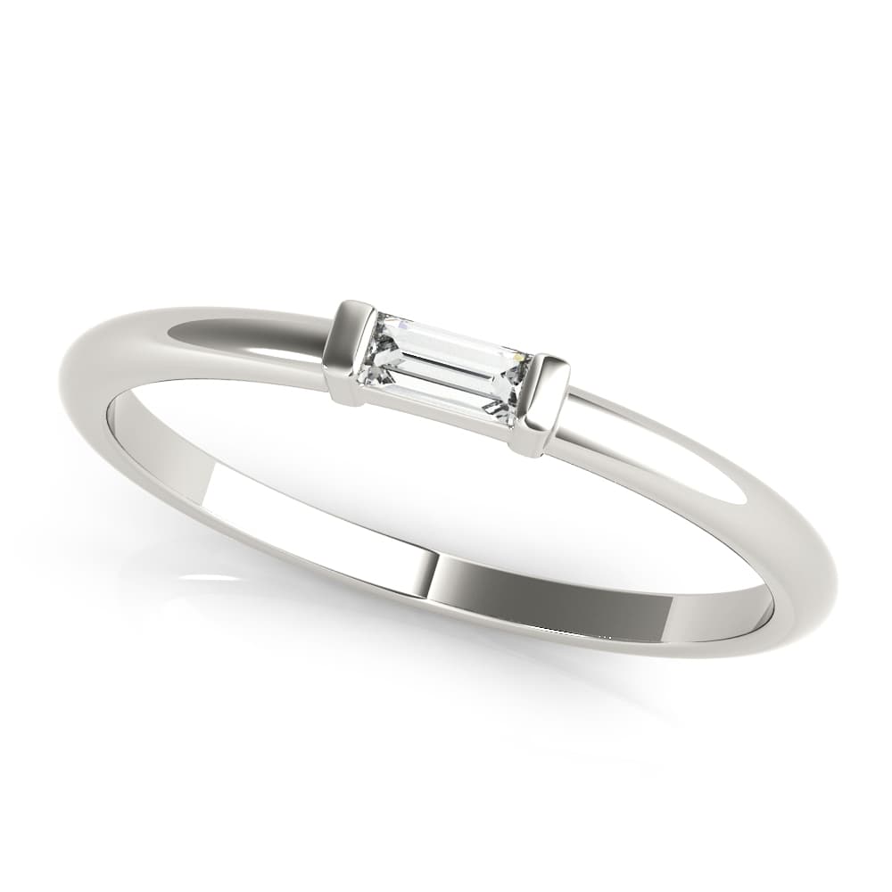 East-West Baguette Ring (1/8 ct. tw.) — View 1