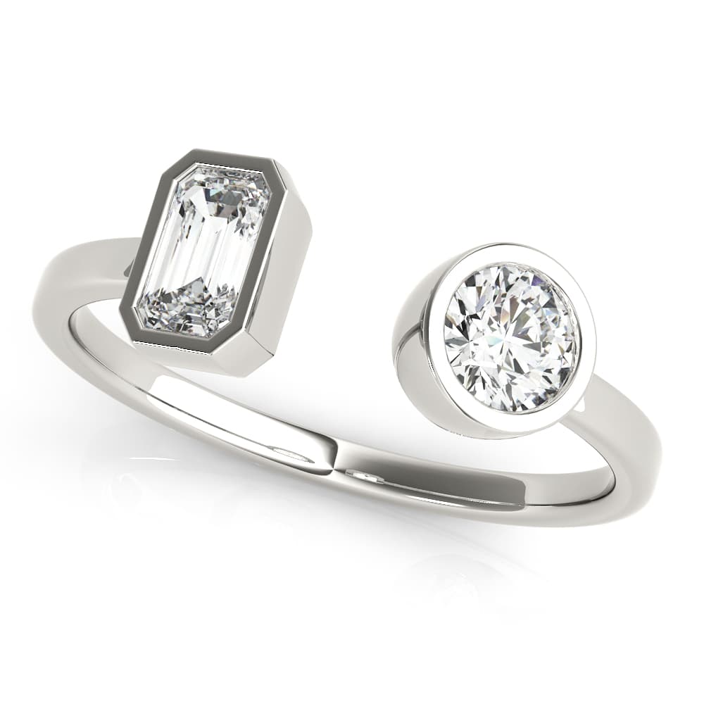 EMERALD &amp; RD FASHION RING (0.6 ct. tw.) — View 1