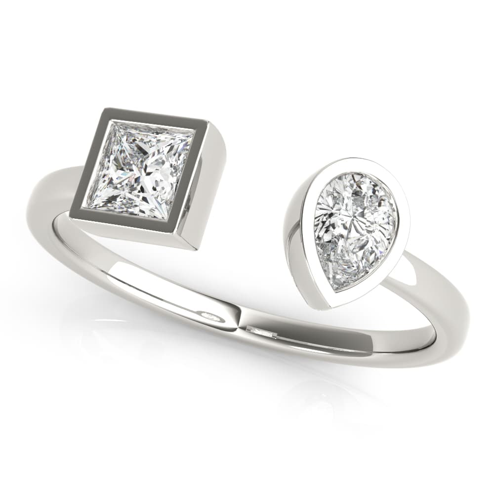 PEAR &amp; PRINCESS FASHION RING (0.55 ct. tw.) — View 1
