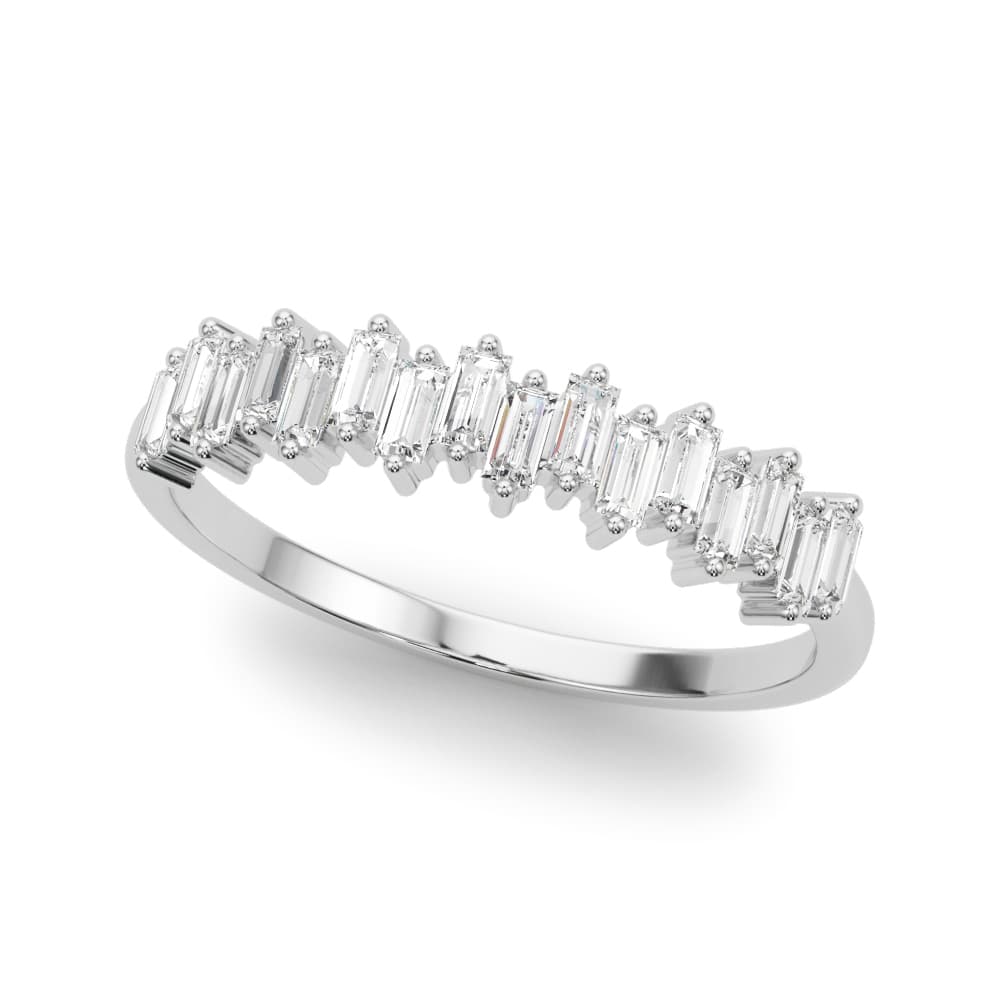 Fancy Shape Baguette Stackable Wedding Bands (0.48 ct. tw.) — View 1