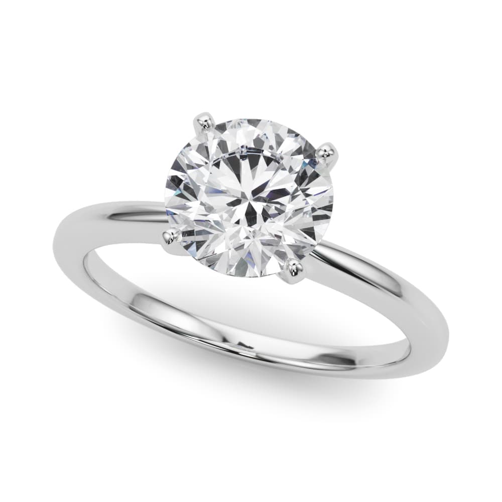 Classic Peg Head Engagement Ring — style 85346 in 10k White Gold