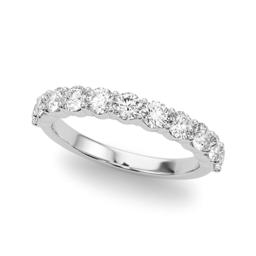 Shared Prong Wedding Band — 3 (3.04 ct. tw.) — View 1