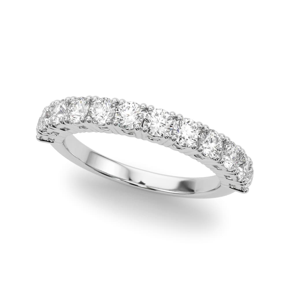 Straight Prong Set Wedding Band — 2 (1.98 ct. tw.) — View 1