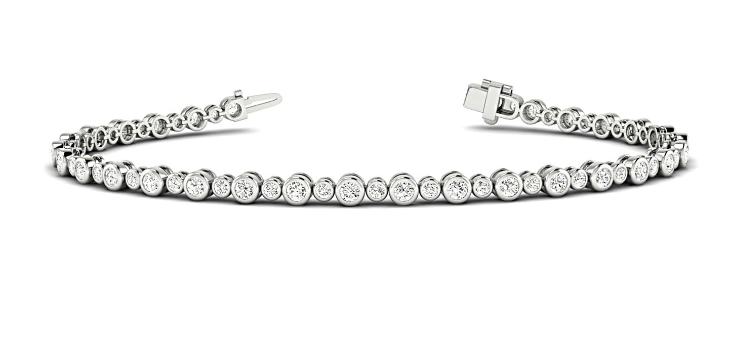 1 3/4 Cttw Bracelet (1.8 ct. tw.) — White Gold