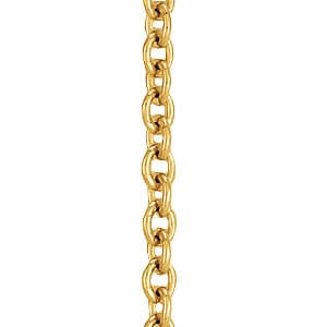 Cable Chain 2.0 mm 20 — 20 Inch Length — White Gold