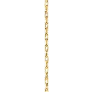 Rope Chain .65 mm 20 — 20 Inch Length — White Gold