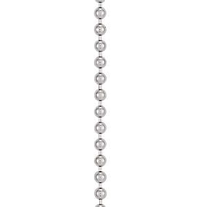Ball Chain 1 mm 16 — 16 Inch Length — White Gold