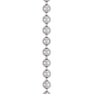Ball Chain 1.5 mm 16 — 16 Inch Length — White Gold