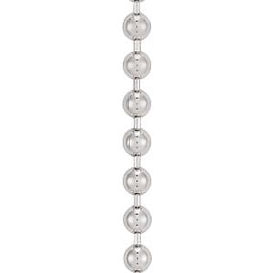 Ball Chain 1.8 mm 16 — 16 Inch Length — White Gold