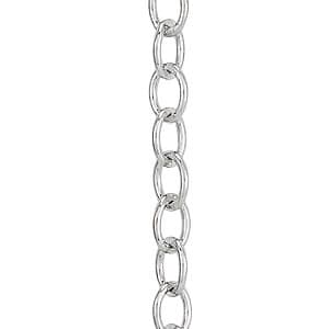 Cable(open) 2.5 mm 16 — 16 Inch Length — White Gold