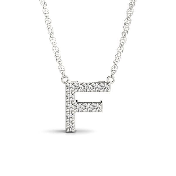 Initial F Pendant — F — View 1