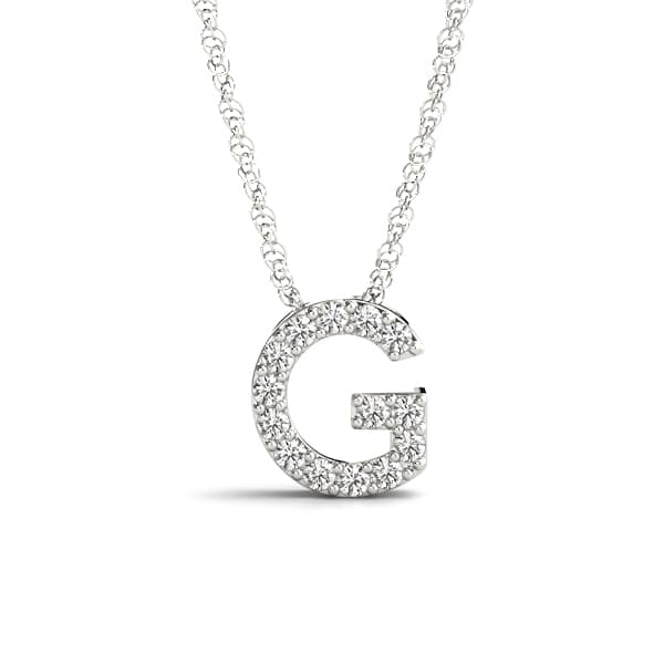 Initial G Pendant — G — View 1