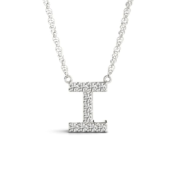 Initial I Pendant — I — View 1