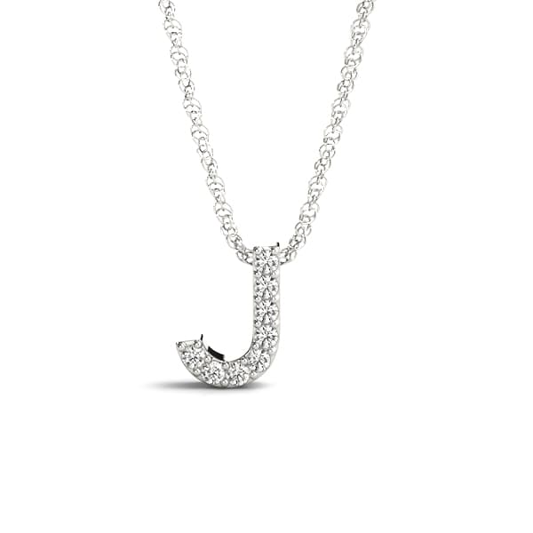 Initial J Pendant — J — View 1
