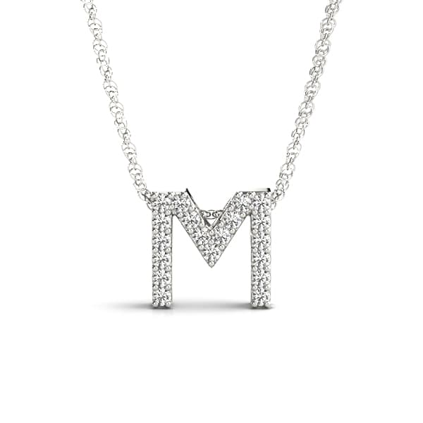 Initial M Pendant — M — View 1