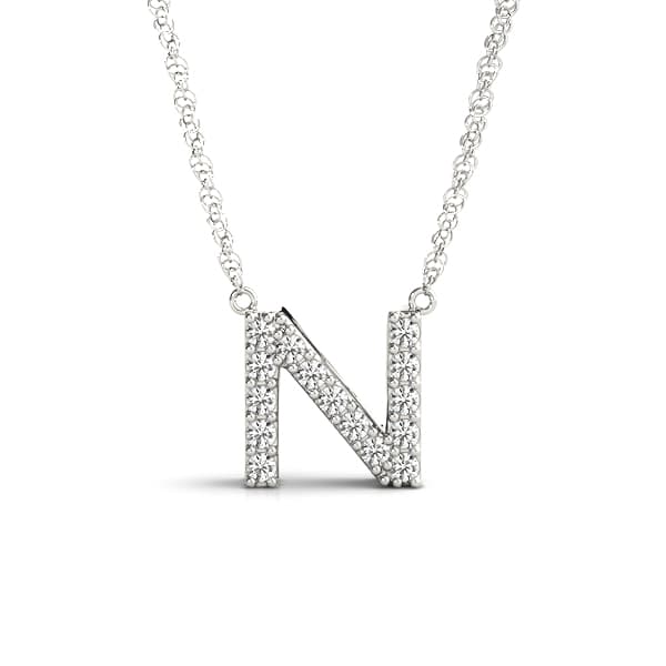 Initial N Pendant — N — View 1