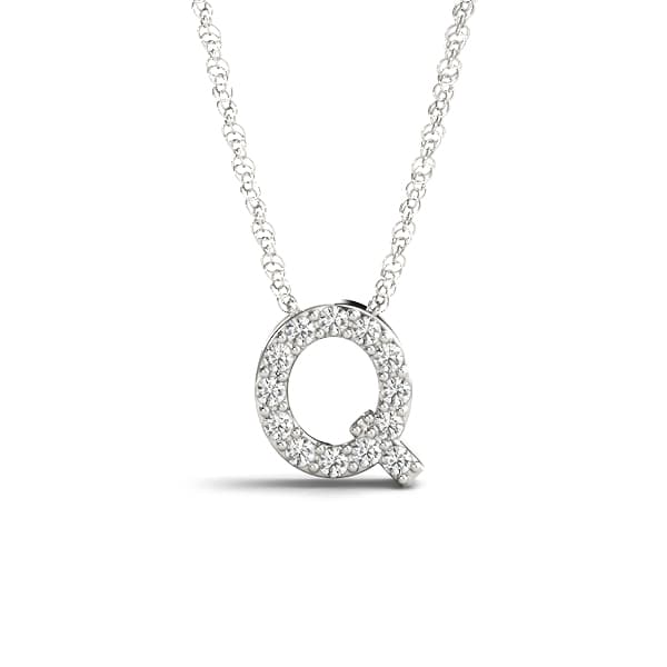 Initial Q Pendant — Q — View 1