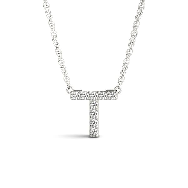 Initial T Pendant — T — View 1