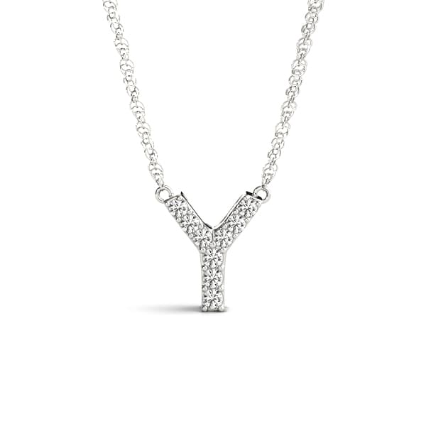Initial Y Pendant — Y — View 1
