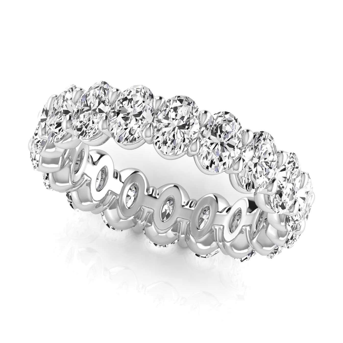 Diamonds Oval Eternity Band (4.2 ct. tw.) — View 1