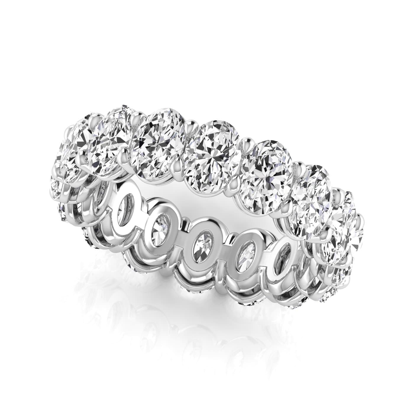 Diamonds Oval Eternity Band (5 3/4 ct. tw.) — View 1