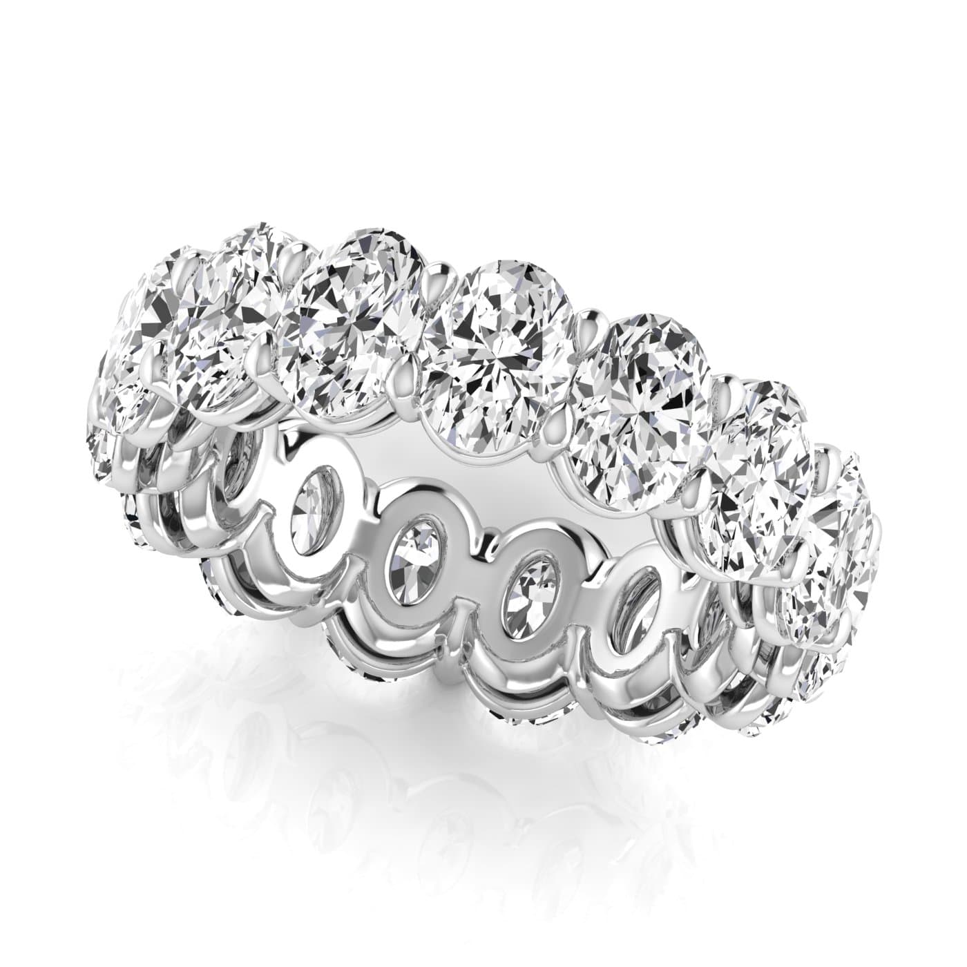 Diamonds Oval Eternity Band (8.84 ct. tw.) — View 1