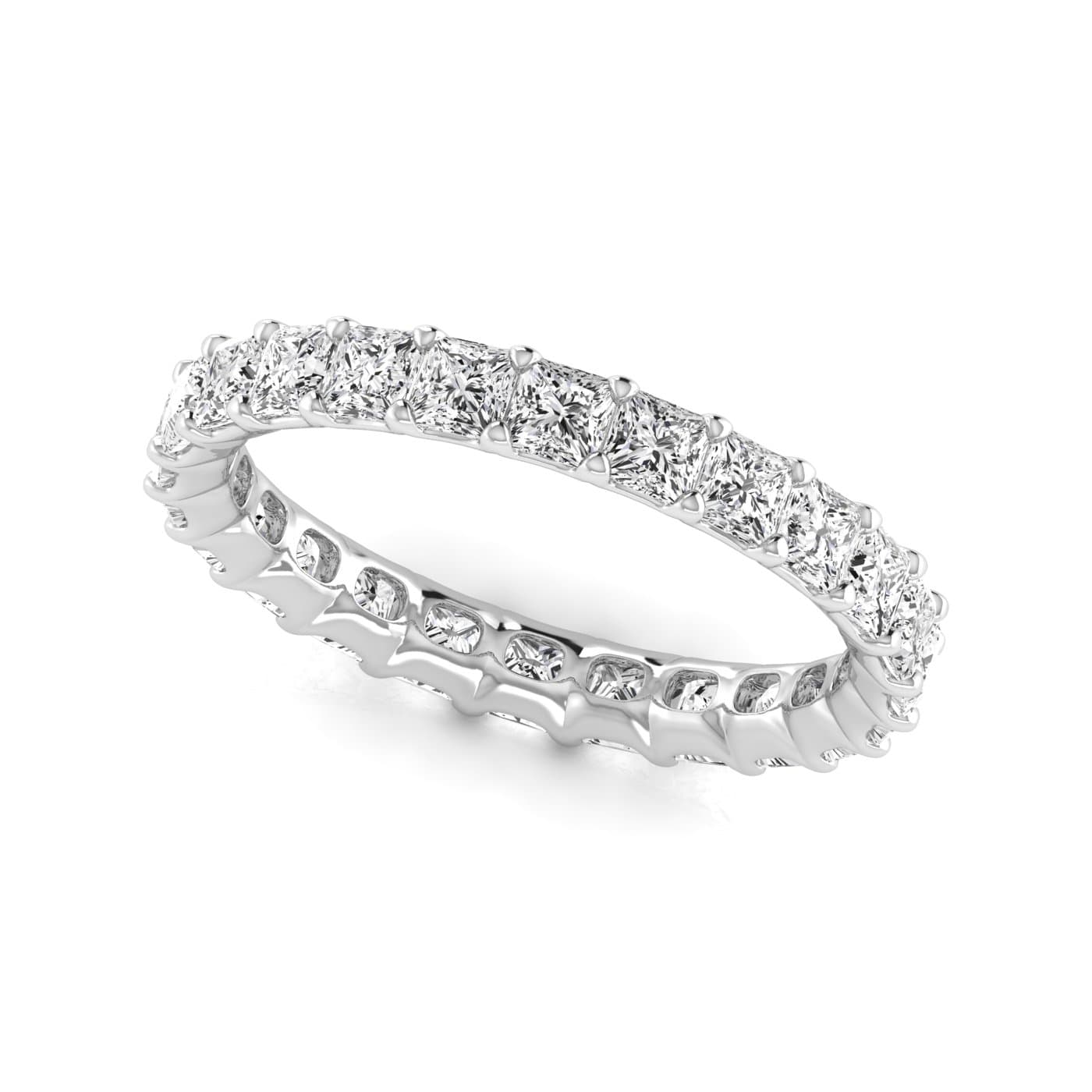 Diamond Emerald Cut Eternity Band (2.3 ct. tw.) — View 1
