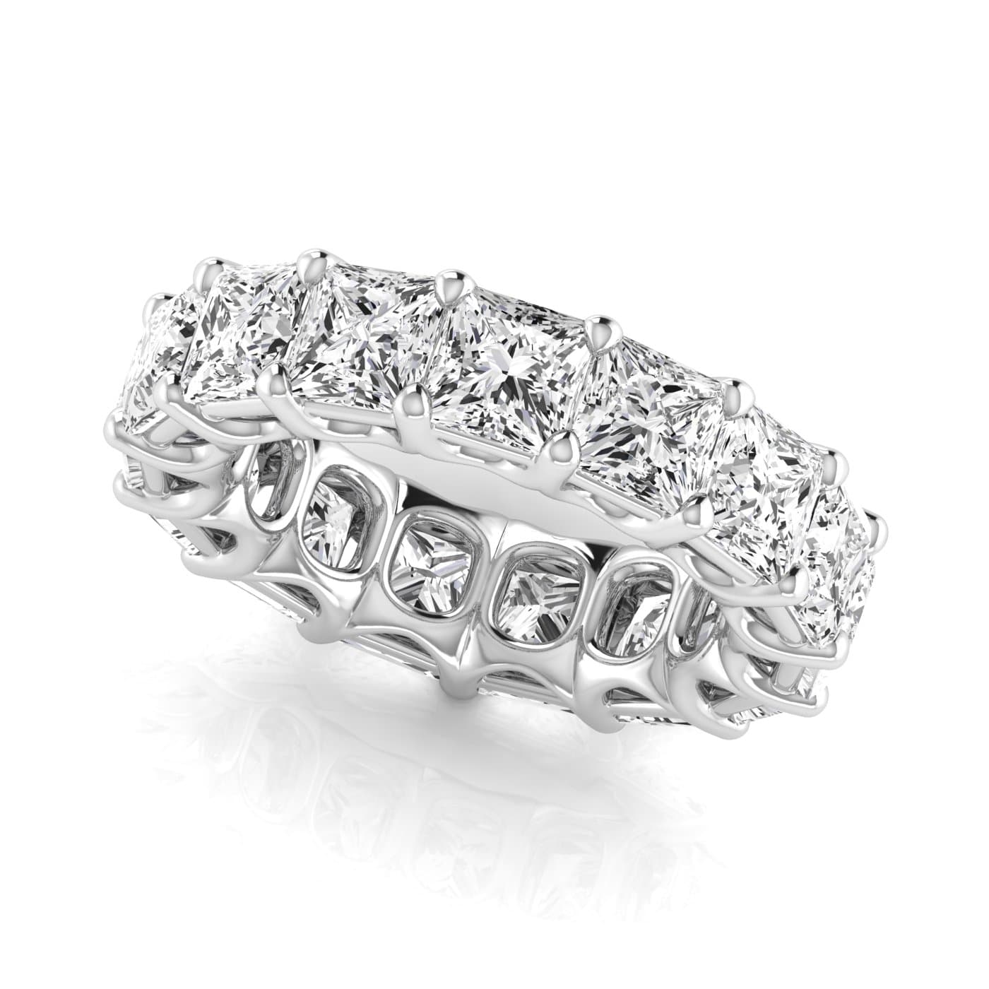 Diamond Emerald Cut Eternity Band (10.8 ct. tw.) — View 1
