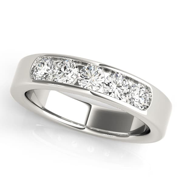 5 Stone Channel Band — .07 CT (1/3 ct. tw.) — View 1