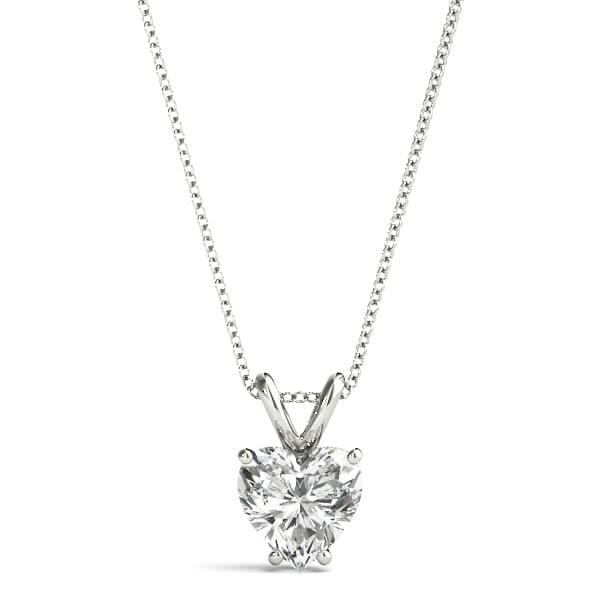 3 mm(10pt)4-prong Hrt Pendant — 3 MM