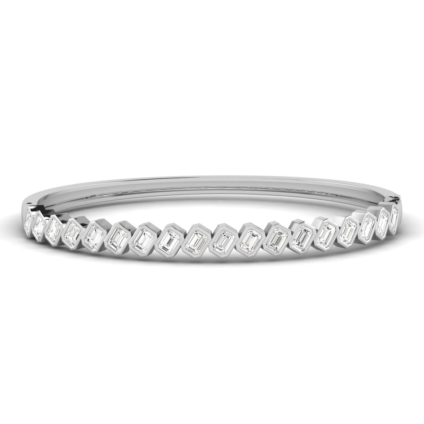 LGD Emerald Cut Bangle (3.8 ct. tw.) — View 1