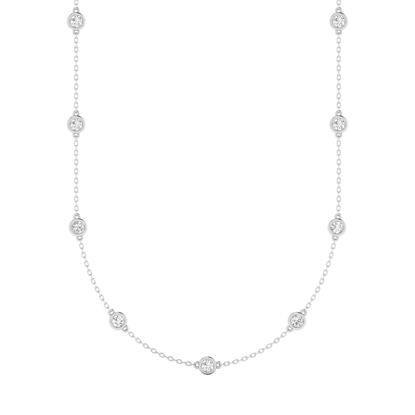 LGD Stationary Necklace (2 ct. tw.) — View 1