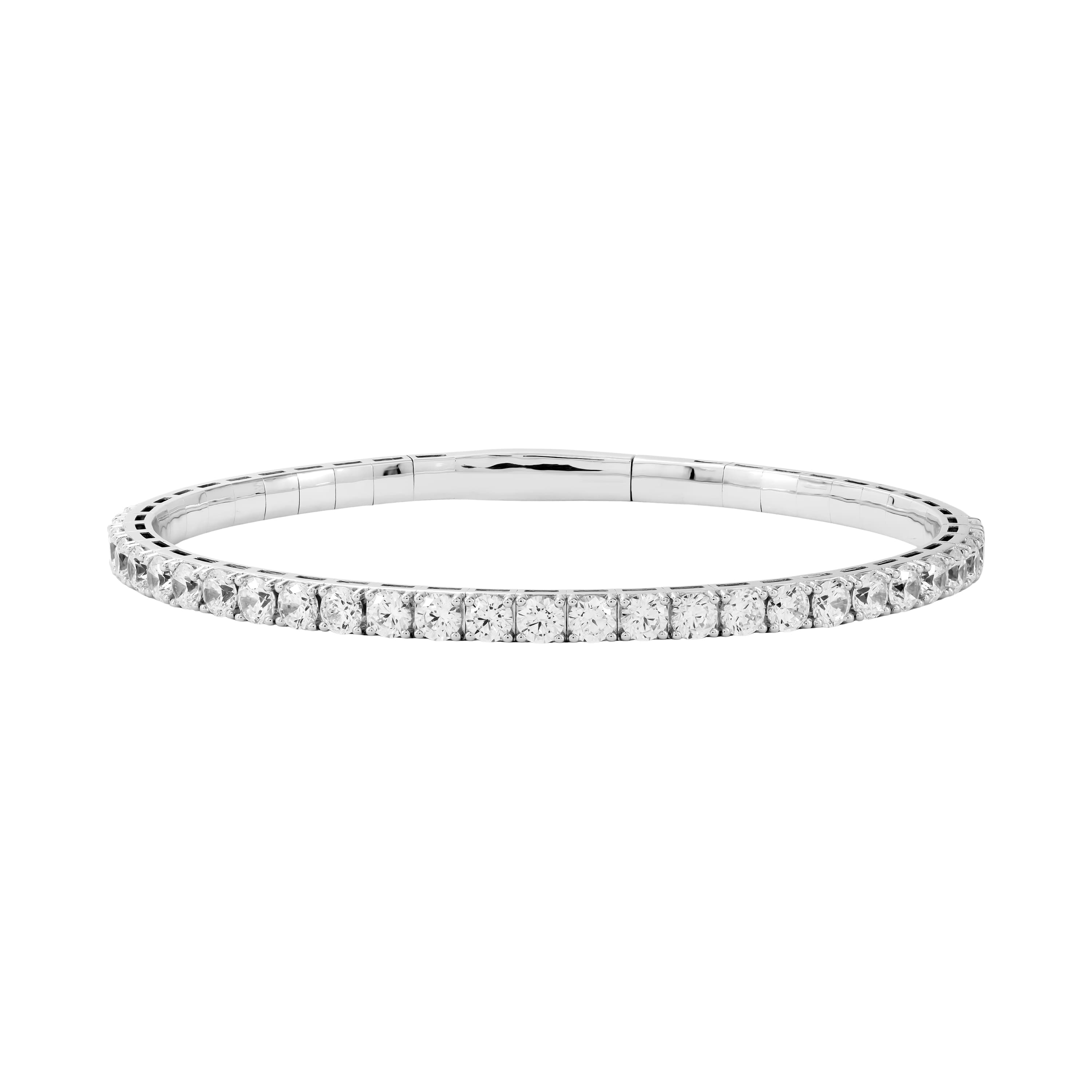 4 CTW LGD Flexible Half Bangle (4 ct. tw.) — View 1